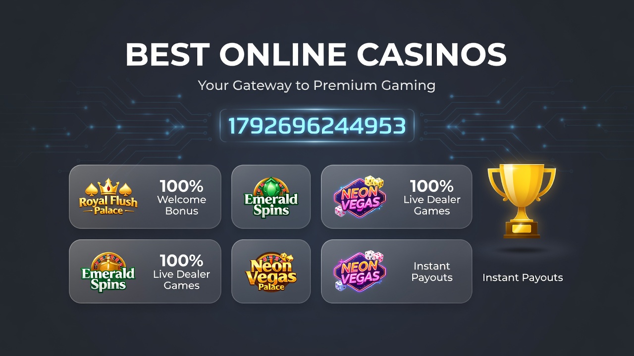Mobile casino applications displaying slot and table game interfaces on smartphone screens