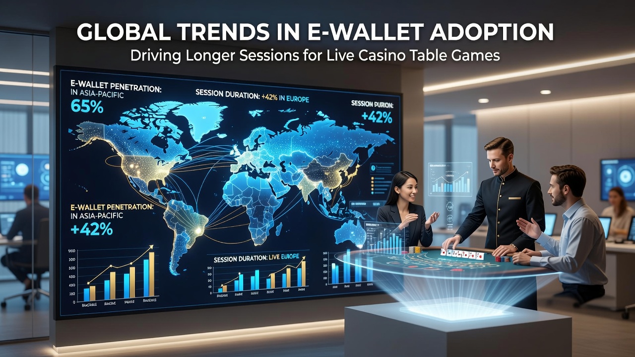 Live casino table interface with e-wallet payment overlay