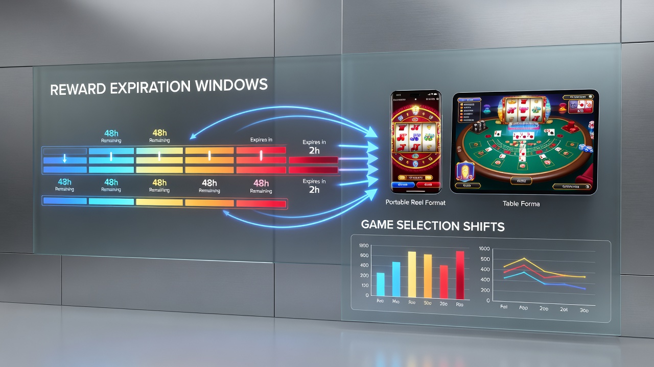 Portable table game screen displaying blackjack with active reward countdown